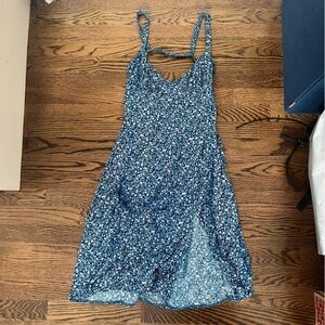 princess polly blue floral dress midi